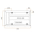 Ablaze S Premium LED Backlit Bathroom Mirror